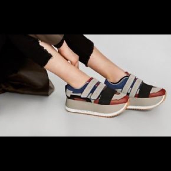 zara multicolor sneakers